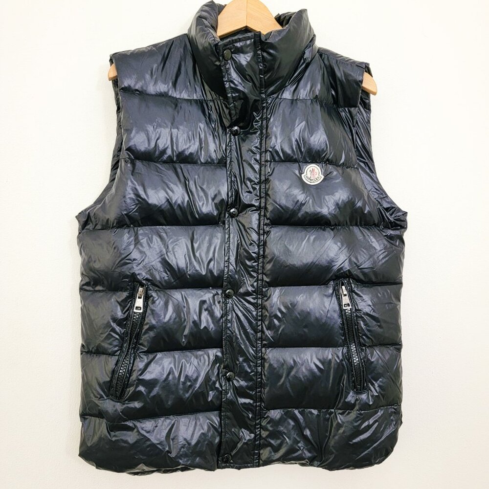 Moncler Gilet Puffer Down Vest in Black 2 Medium